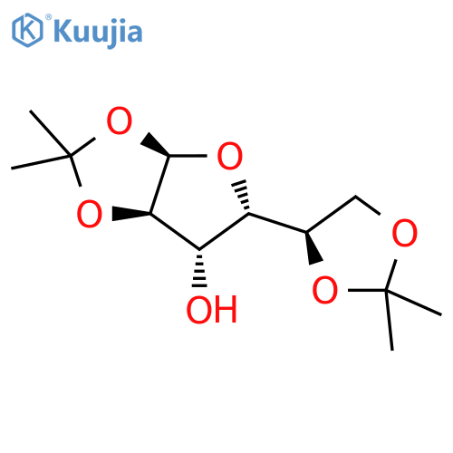 (3aR,5S,6S,6aR)-5-[(4R)-2,2-dimethyl-1,3-dioxolan-4-yl]-2,2-dimethyl-tetrahydro-2H-furo[2,3-d][1,3]dioxol-6-ol structure