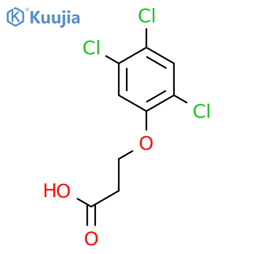 3-(2,4,5-Trichlorophenoxy)propanoic acid structure