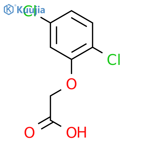 (2,5-Dichlorophenoxy)acetic Acid structure