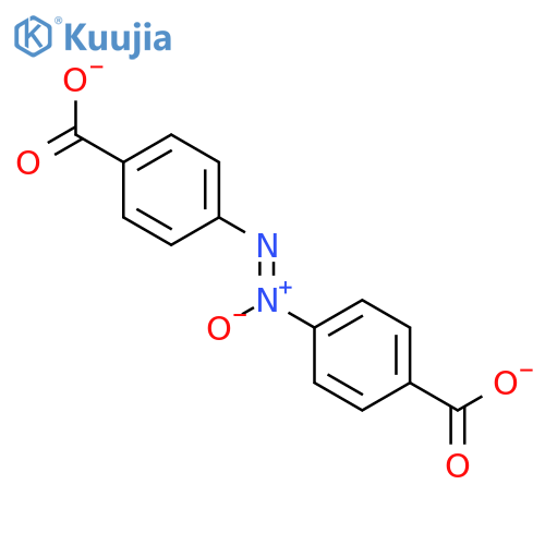 Benzoic acid,4,4'-(1-oxido-1,2-diazenediyl)bis- structure