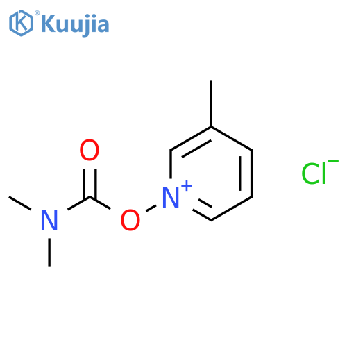 PYRIDINIUM, 1-[[(DIMETHYLAMINO)CARBONYL]OXY]-3-METHYL-, CHLORIDE structure