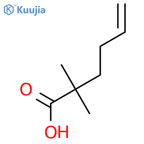2,2-dimethylhex-5-enoic acid structure