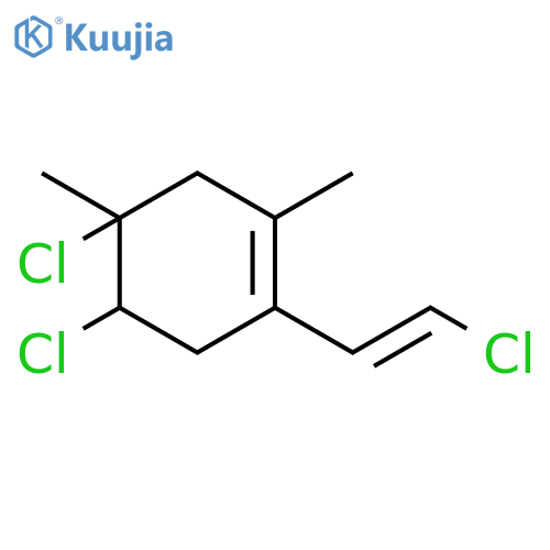 (4R,5S)-4,5-dichloro-1-[(E)-2-chloroethenyl]-2,4-dimethylcyclohexene structure