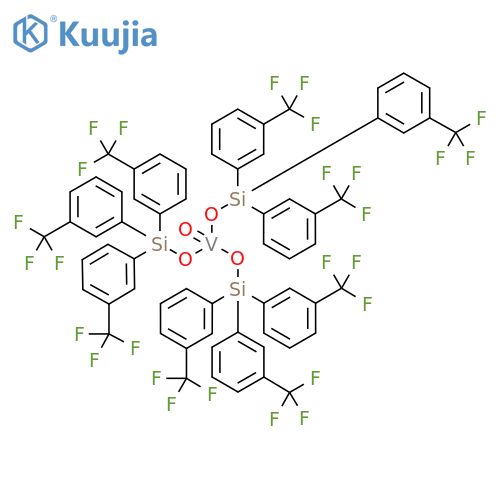 Vanadium, oxotris[tris[3-(trifluoromethyl)phenyl]silanolato]- (9CI) structure
