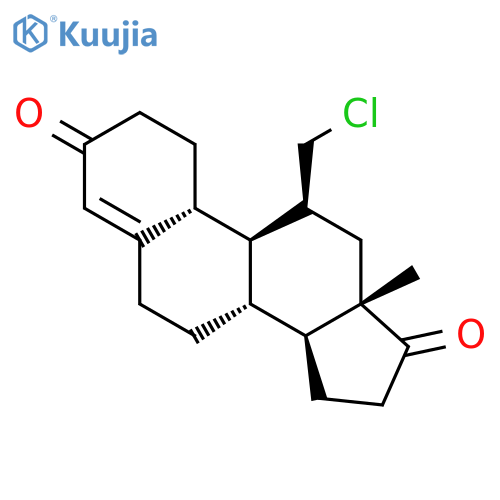 Estr-4-ene-3,17-dione, 11-(chloromethyl)-, (11b)- structure