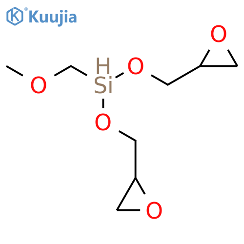 SILANE, METHOXYMETHYLBIS(OXIRANYLMETHOXY)- structure
