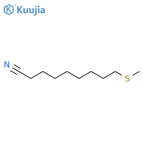 9-Methylthiononanonitrile structure