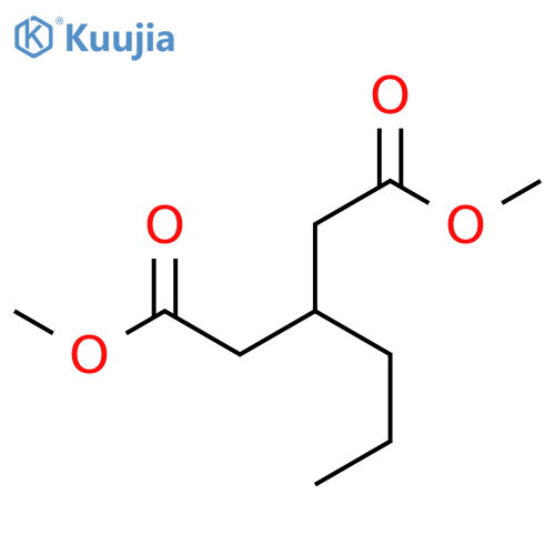 PENTANEDIOIC ACID, 3-PROPYL-, DIMETHYL ESTER structure