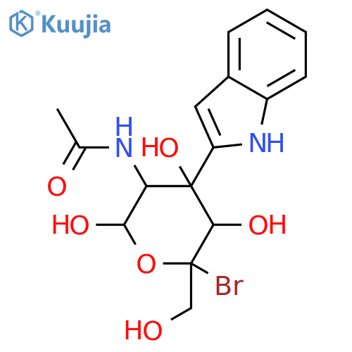 5-Bromo-3-indolyl N-Acetyl-β-D-glucosaminide structure