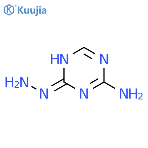 4-hydrazinyl-1,3,5-triazin-2-amine structure
