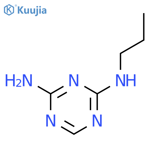 1,3,5-TRIAZINE-2,4-DIAMINE, N-PROPYL- structure