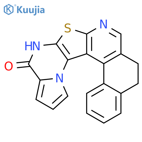 BENZO[F]PYRROLO[1'',2'':1',6']PYRAZINO[2',3':4,5]THIENO[2,3-C]ISOQUINOLIN-11(6H)-ONE, 5,10-DIHYDRO- structure