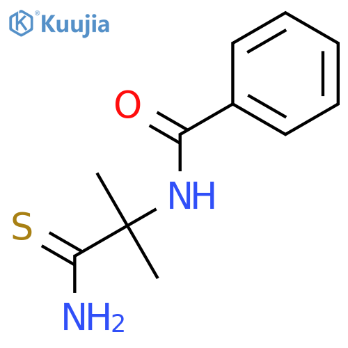 N-(1-carbamothioyl-1-methylethyl)benzamide structure