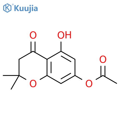 (5-hydroxy-2,2-dimethyl-4-oxo-3h-chromen-7-yl) Acetate structure