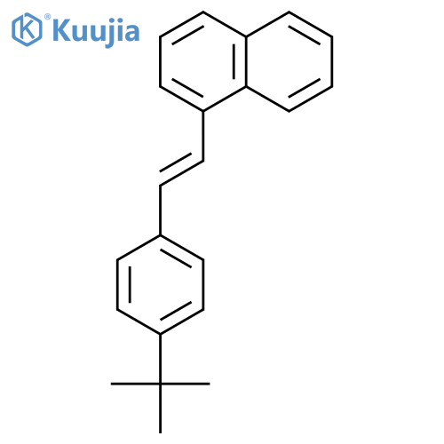 1-[2-(4-Tert-butylphenyl)ethenyl]naphthalene structure