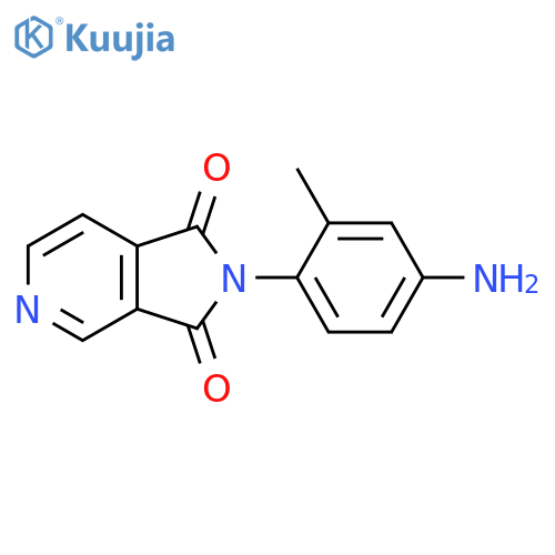 1H-Pyrrolo[3,4-c]pyridine-1,3(2H)-dione, 2-(4-amino-2-methylphenyl)- structure
