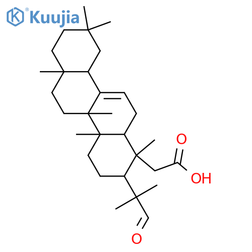 3-Oxo-2,3-seco-12-oleanen-2-oic acid structure