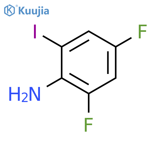 2,4-Difluoro-6-iodoaniline structure