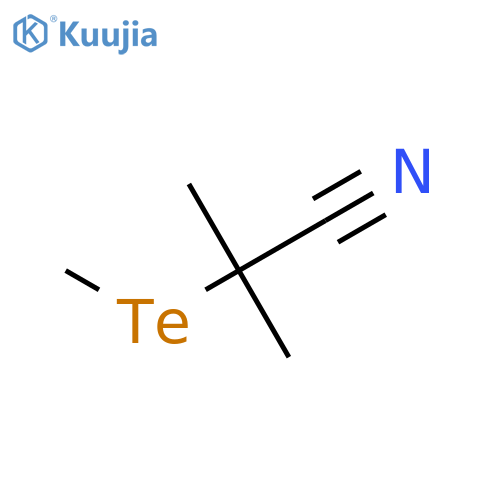 PROPANENITRILE, 2-METHYL-2-(METHYLTELLURO)- structure