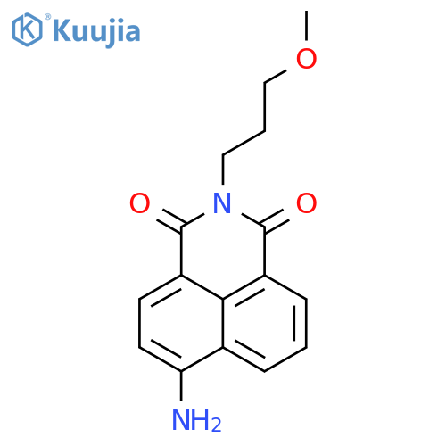 1H-BENZ[DE]ISOQUINOLINE-1,3(2H)-DIONE, 6-AMINO-2-(3-METHOXYPROPYL)- structure