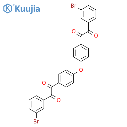 Ethanedione, 1,1'-(oxydi-4,1-phenylene)bis[2-(3-bromophenyl)- structure