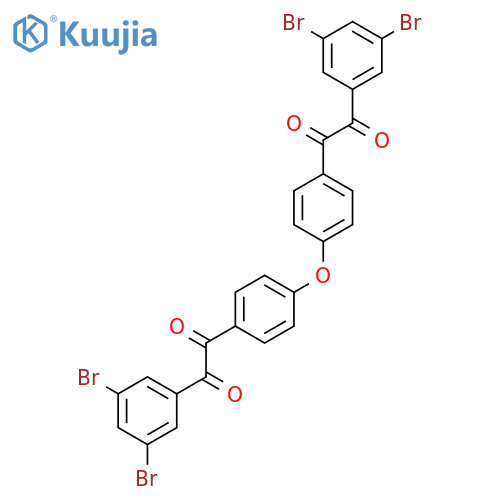 Ethanedione, 1,1'-(oxydi-4,1-phenylene)bis[2-(3,5-dibromophenyl)- structure
