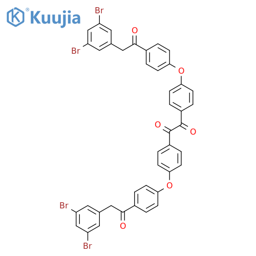 ETHANEDIONE, BIS[4-[4-[(3,5-DIBROMOPHENYL)ACETYL]PHENOXY]PHENYL]- structure