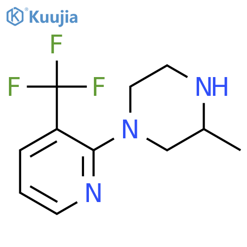 (R)-3-Methyl-1-(3-(trifluoromethyl)pyridin-2-yl)piperazine structure