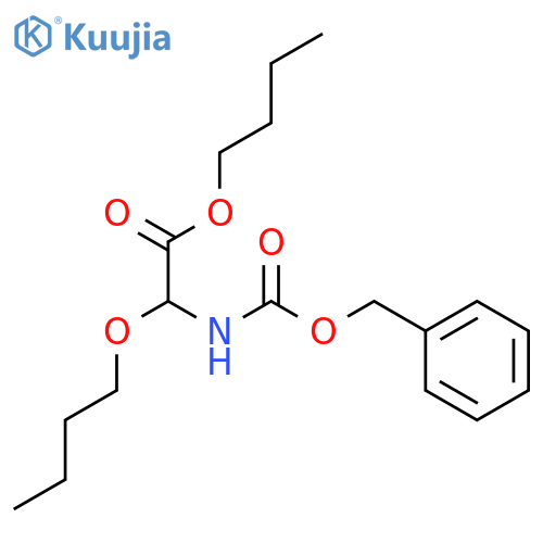 Acetic acid, butoxy[[(phenylmethoxy)carbonyl]amino]-, butyl ester structure