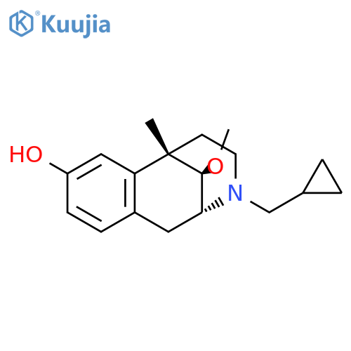 2,6-Methano-3-benzazocin-8-ol,3-(cyclopropylmethyl)-1,2,3,4,5,6-hexahydro-11-methoxy-6-methyl-, (2R,6S,11R)- structure