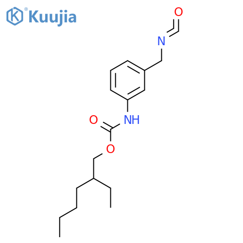 2-ethylhexyl (3-isocyanatomethylphenyl)-carbamate structure