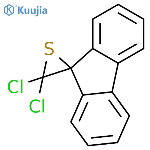 Spiro[9H-fluorene-9,2'-thiirane], 3',3'-dichloro- structure