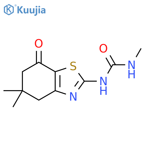 Urea,N-methyl-N'-(4,5,6,7-tetrahydro-5,5-dimethyl-7-oxo-2-benzothiazolyl)- structure