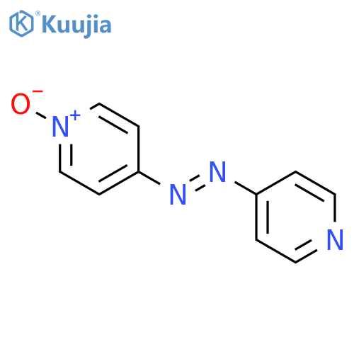 Pyridine, 4-(4-pyridinylazo)-, 1-oxide structure