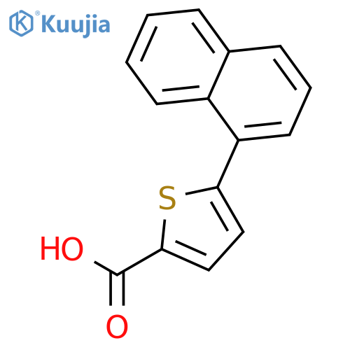 5-(Naphthalen-1-Yl)thiophene-2-carboxylic Acid structure