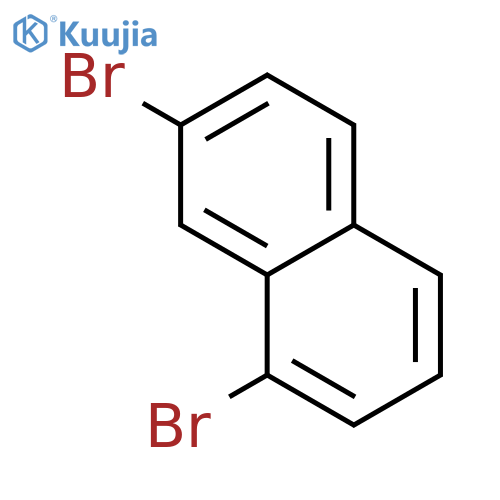 1,7-dibromonaphthalene structure
