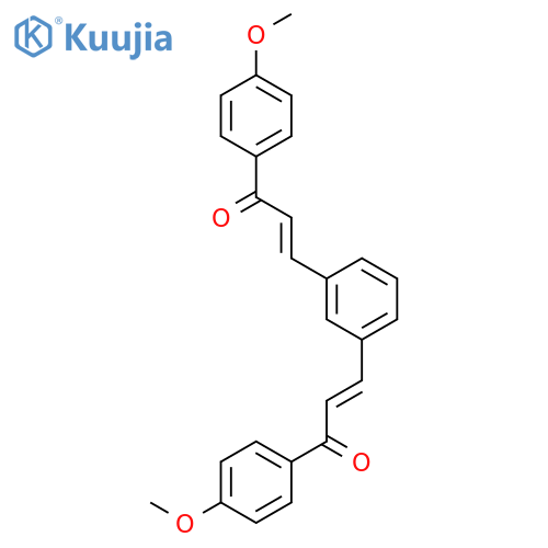 2-PROPEN-1-ONE, 3,3'-(1,3-PHENYLENE)BIS[1-(4-METHOXYPHENYL)- structure