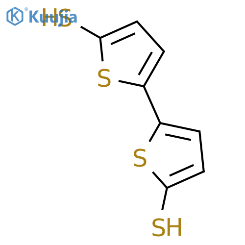 [2,2'-Bithiophene]-5,5'-dithiol structure
