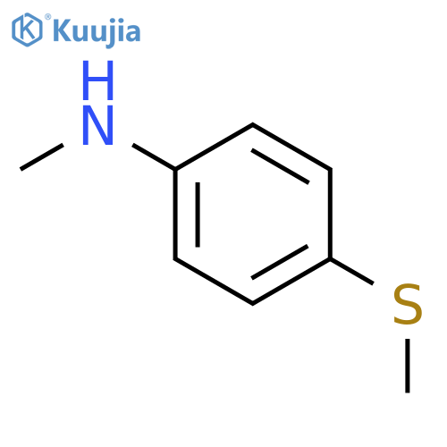 N-methyl-4-(methylsulfanyl)aniline structure