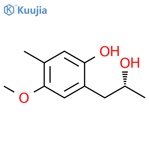 Benzeneethanol, 2-hydroxy-5-methoxy-a,4-dimethyl-, (R)- structure