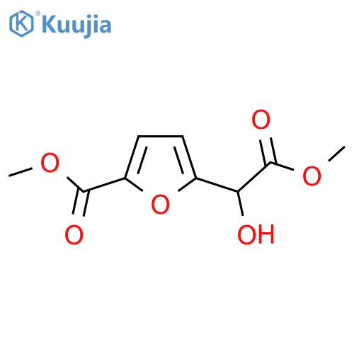 methyl 5-(1-hydroxy-2-methoxy-2-oxoethyl)furan-2-carboxylate structure