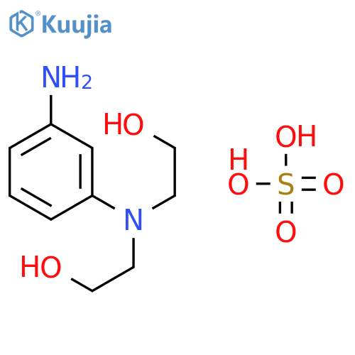 N,N-Bis(2-hydroxyethyl)-4-phenylenediaminesulfate structure
