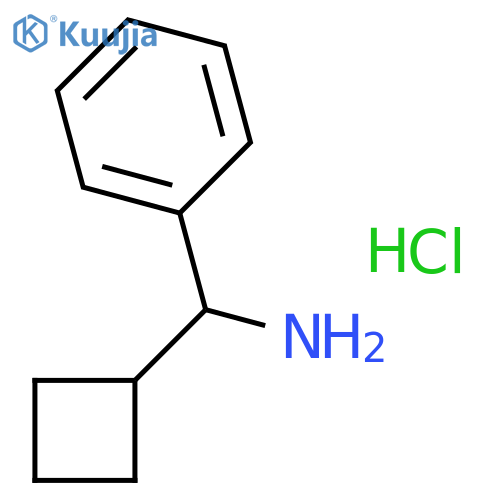 Cyclobutyl(phenyl)methanamine hydrochloride structure