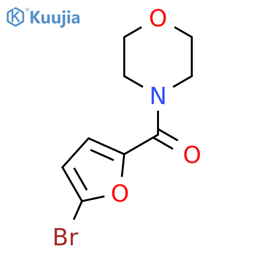 4-(5-Bromo-2-furoyl)morpholine structure