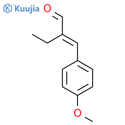 Butanal, 2-[(4-methoxyphenyl)methylene]- structure