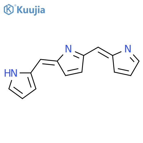 1H-Pyrrole, 2-[[5-(2H-pyrrol-2-ylidenemethyl)-2H-pyrrol-2-ylidene]methyl]- structure