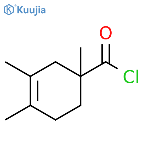 3-Cyclohexene-1-carbonyl chloride, 1,3,4-trimethyl- (9CI) structure