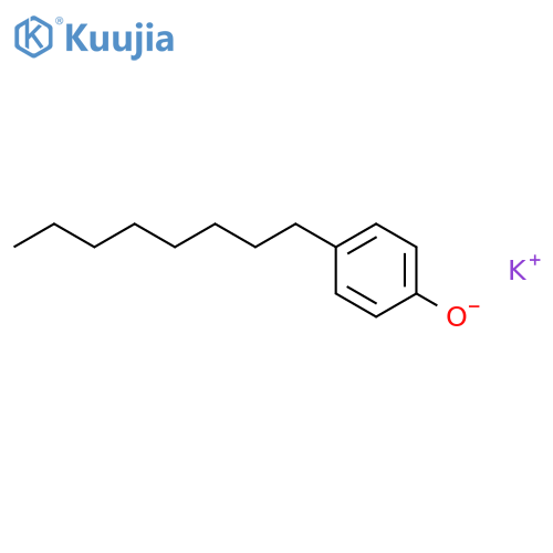 Phenol, 4-octyl-,potassium salt (1:1) structure