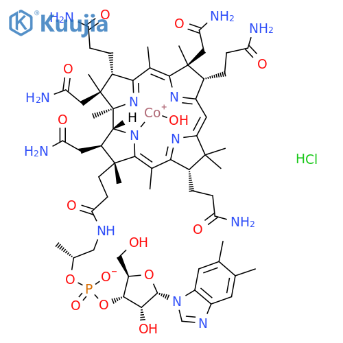 hydroxocobalamin hydrochloride structure