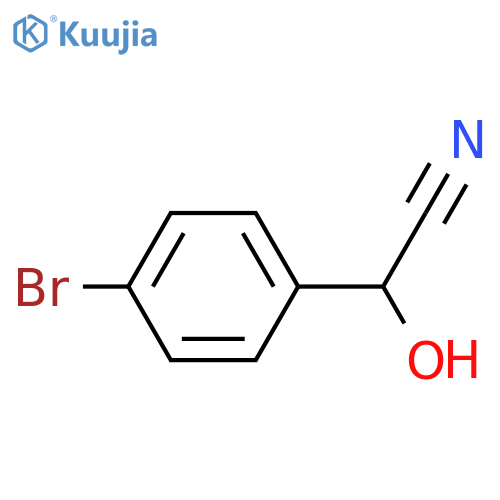 2-(4-bromophenyl)-2-hydroxyacetonitrile structure